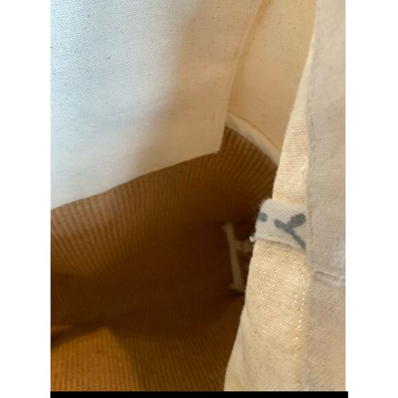 Canvas and weave beach bag rope strap large - Picture 5 of 8